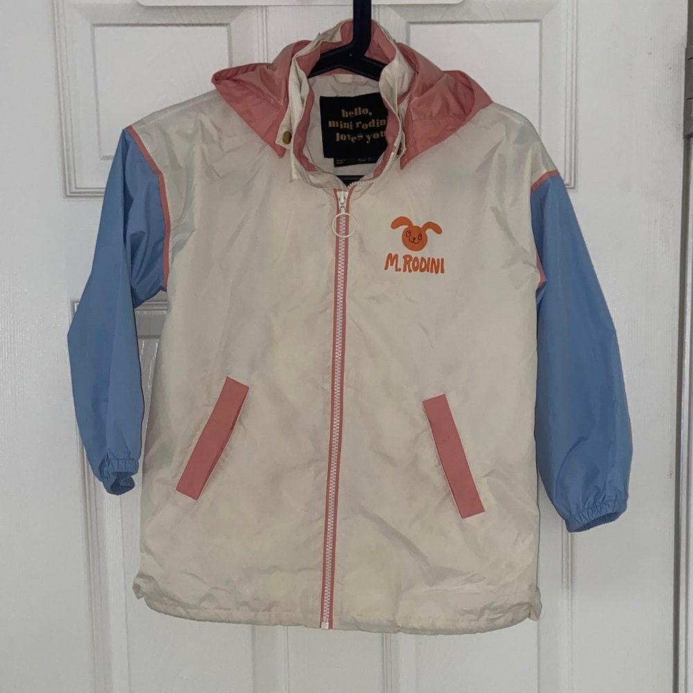 Mini Rodini Kids' Colorblock Rain Jacket